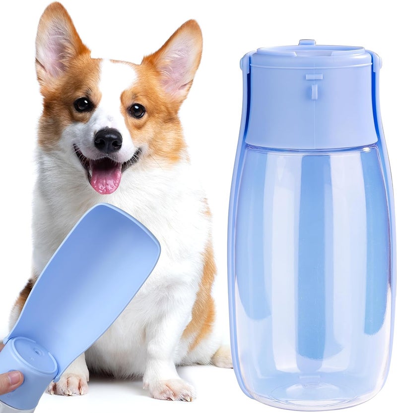AVELORA Foldable Dog Water Bottle, Portable Water Dispenser for Dog, Cat, Rabbit, Puppy and Small Animals, Dishwasher Safe Pet Accessories for Walking, Hiking, Travel - Image 1